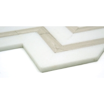 BIZOU - 12X13, WHITE/CREAM, POLISHED